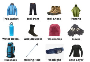 Trekking equipment list